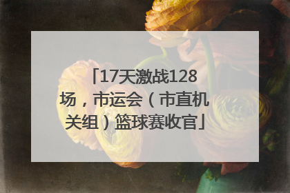 17天激战128场，市运会（市直机关组）篮球赛收官